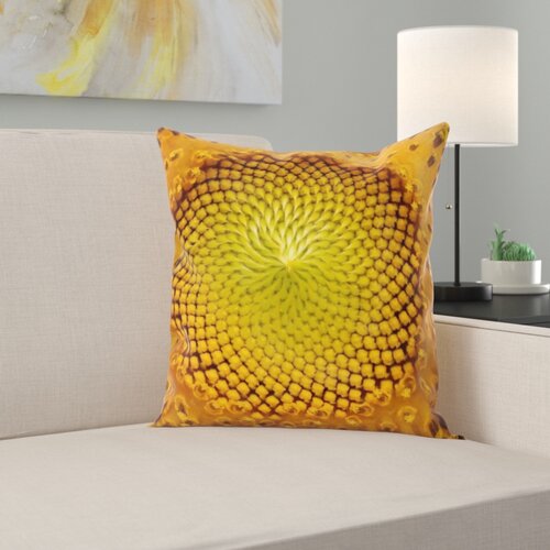 East Urban Home Sunflower Throw Pillow | Wayfair